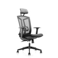 Chaise Ergonomique 12000SS-HR avec appuie tête et dossier en maille